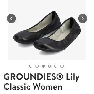 Groundies Lily Classic Black size 8.5 (39)
